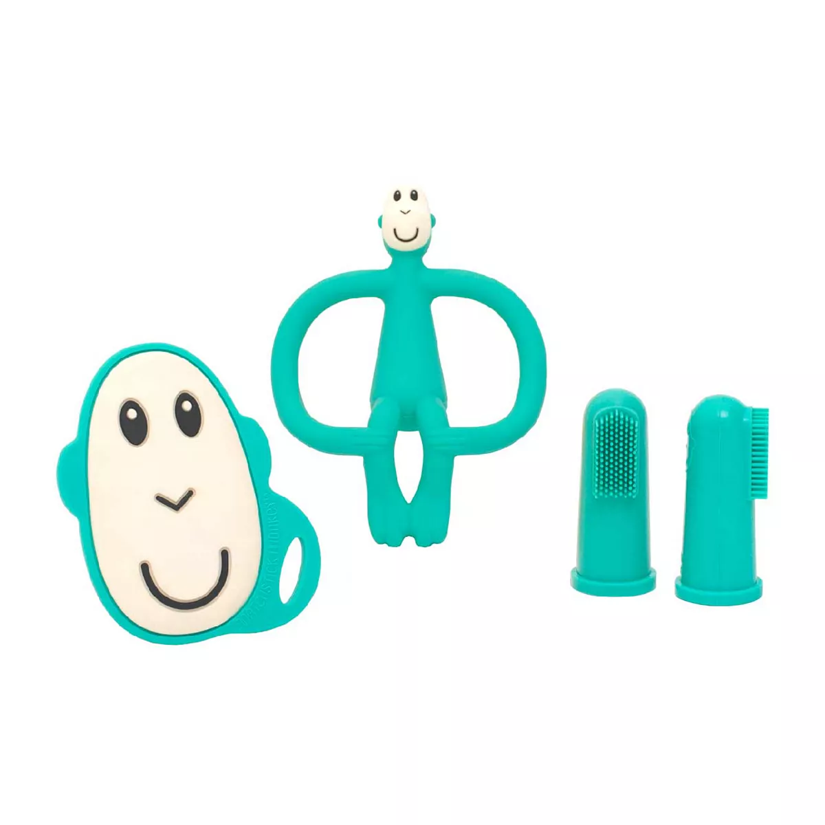Matchstick Monkey Teething Starter Set - Green