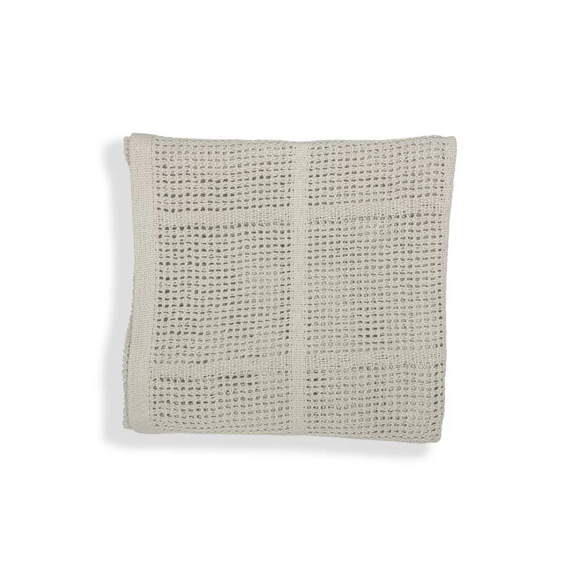Maybe Baby Grey Cellular Blanket