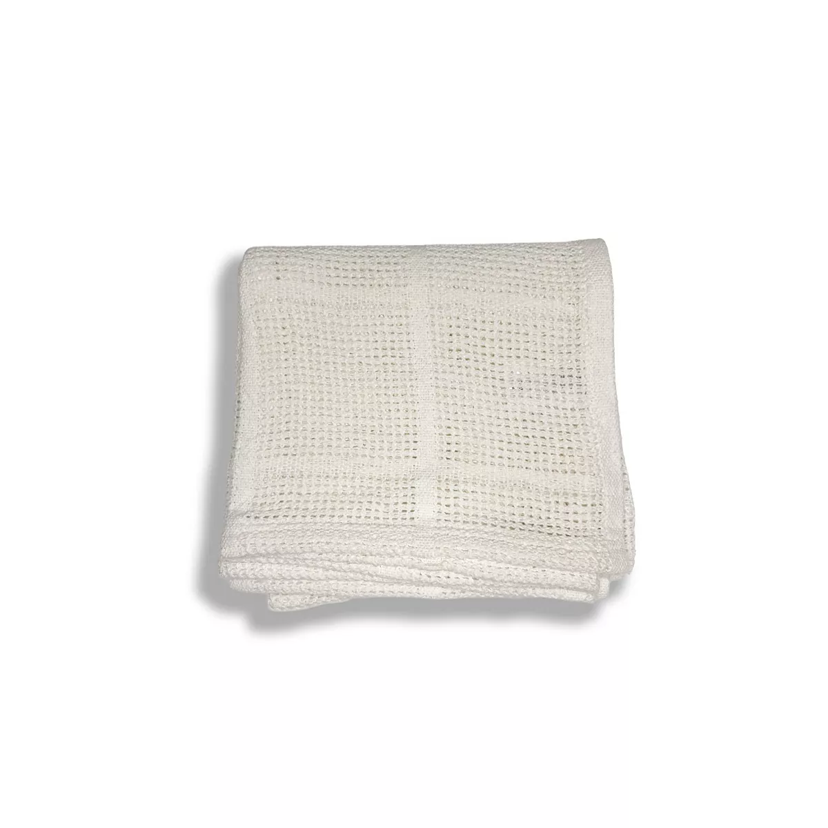 Maybe Baby White Cellular Blanket