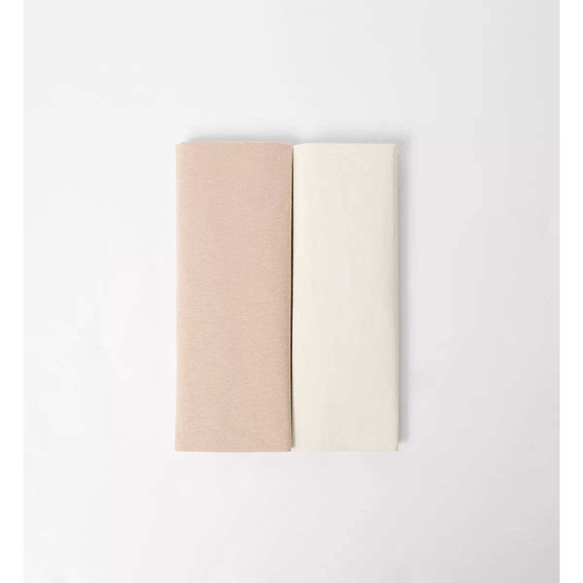 Maybe Baby Brown And Plain Fitted Bedside Sheets 2s