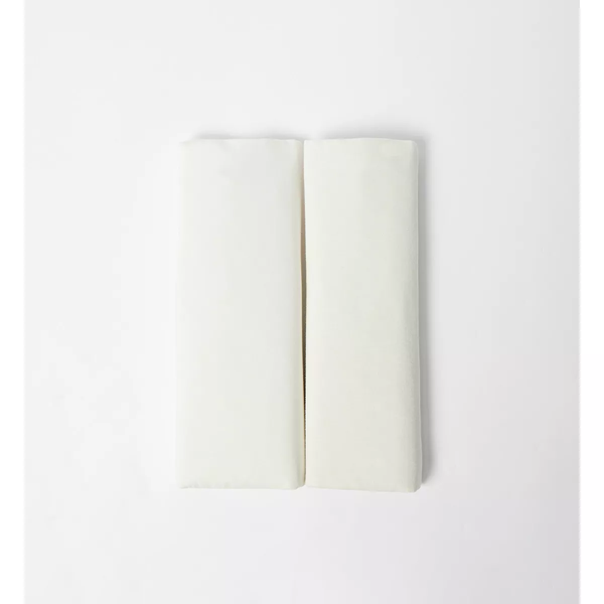 Maybe Baby White Fitted Cot Bed Sheets 2s