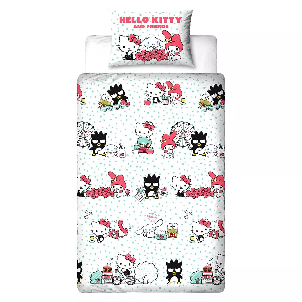 Hello Kitty Rare Single Duvet Bedding Set