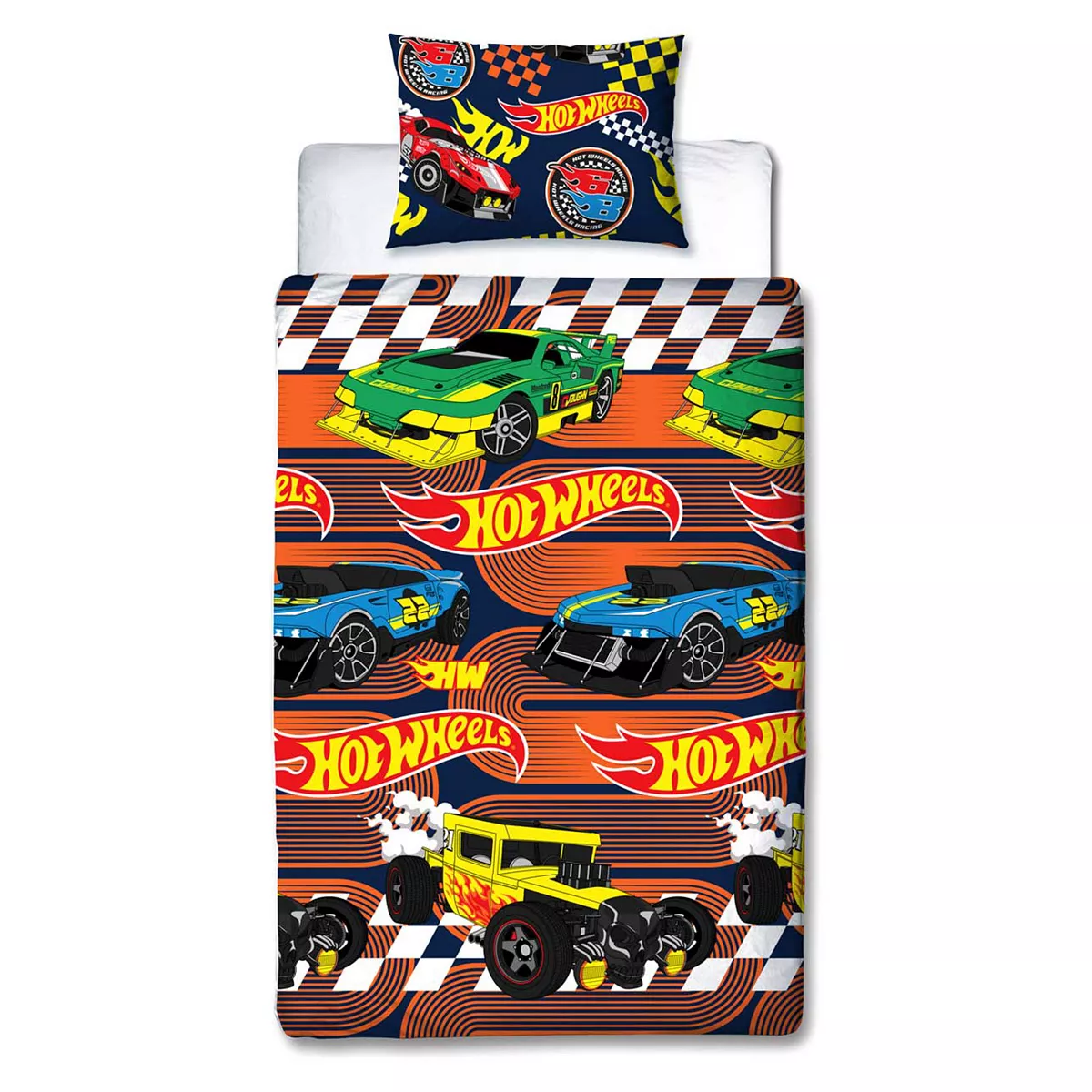 Hotwheels Racer Single Duvet Bedding Set