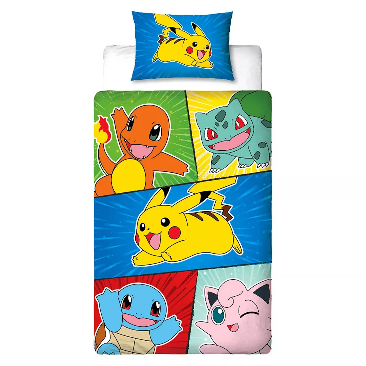 Pokemon Retro Single Duvet Bedding Set
