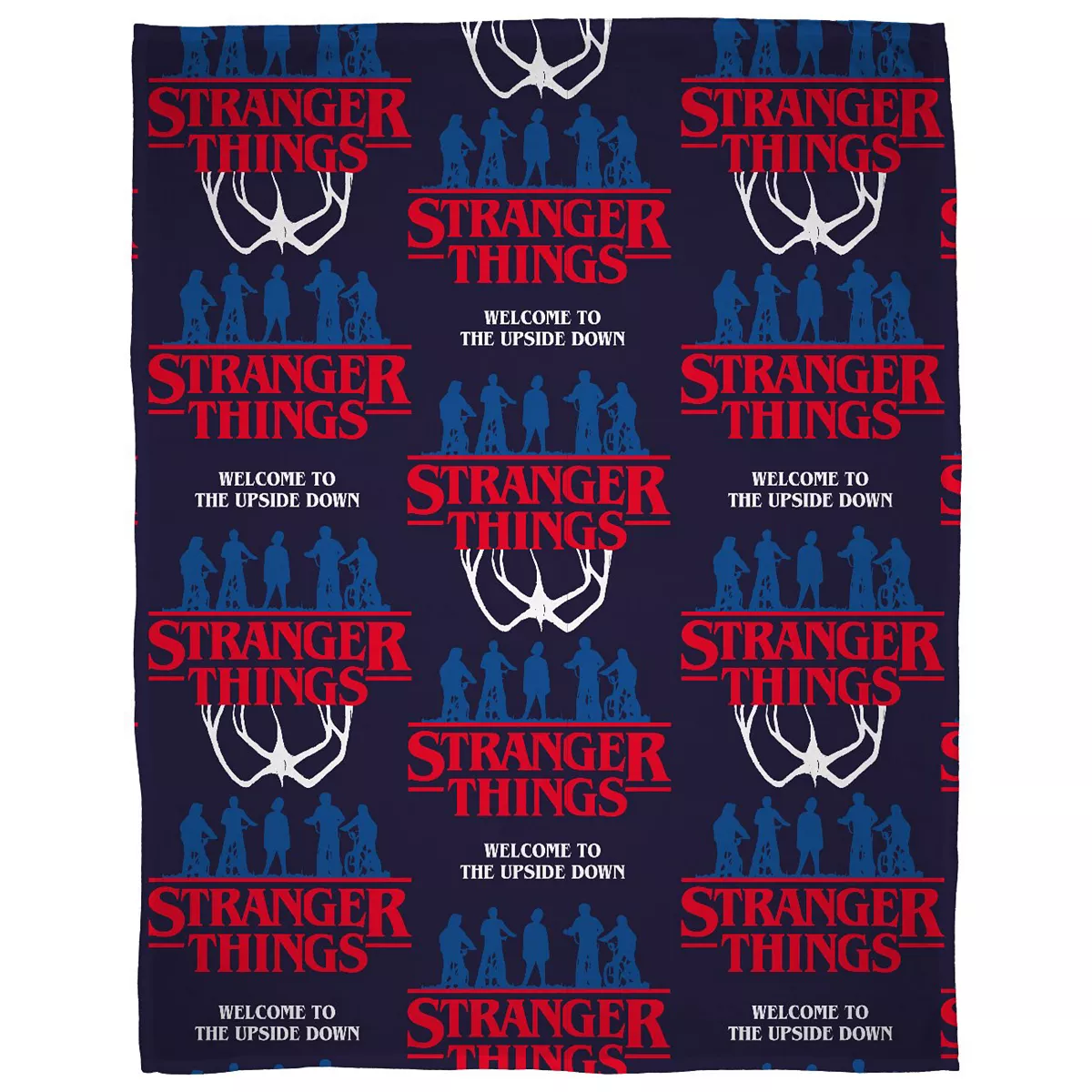 Stranger Things Flames Rotary Fleece