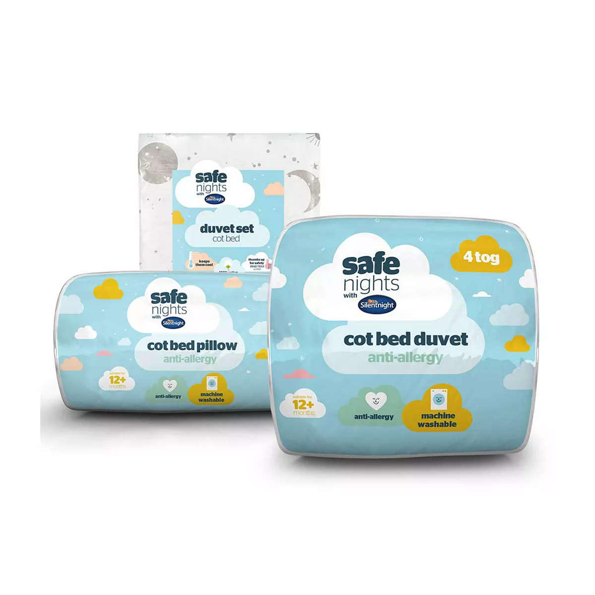 Silentnight Safe Nights Bed Bundle - Celestial