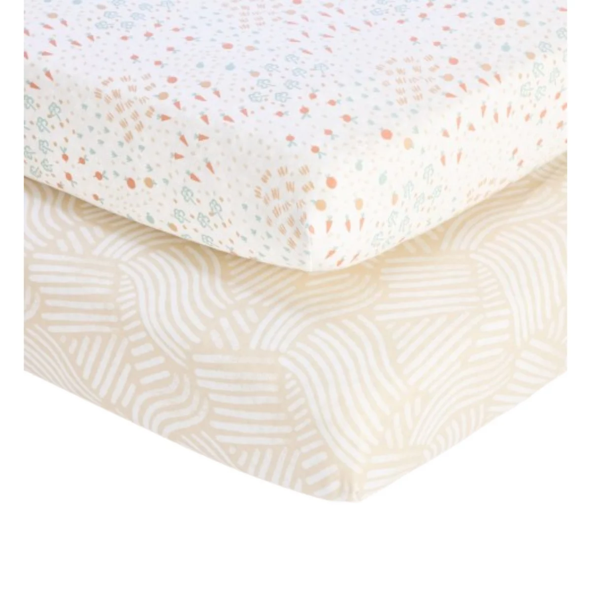 Tutti Bambini Bedside Crib Fitted Sheets 2pk Good Life