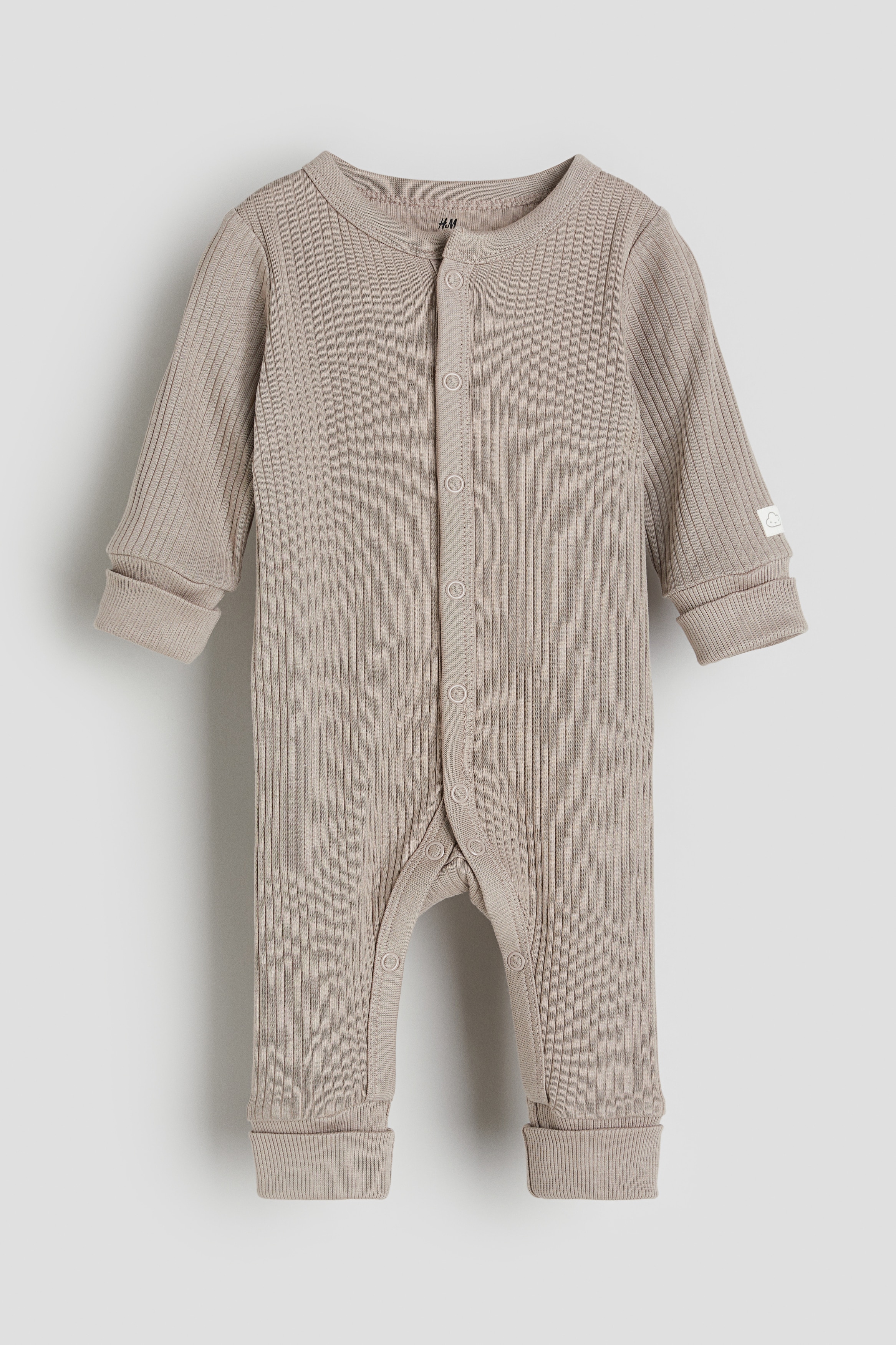 Adjustable fit romper suit — Beige