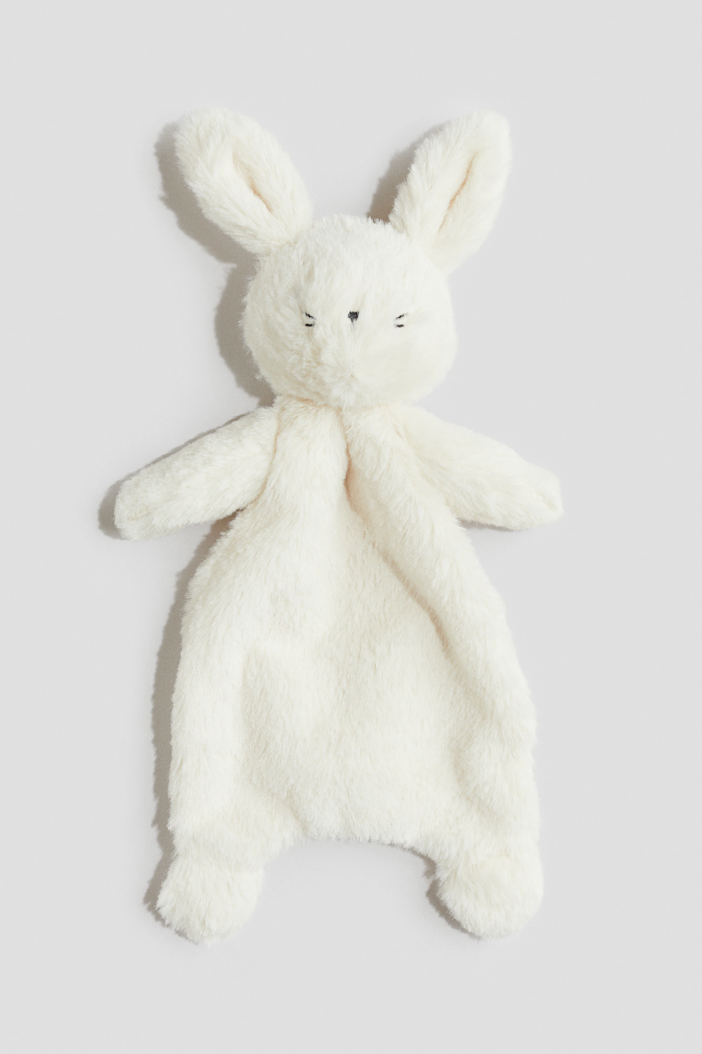 Fluffy comfort blanket — White/Bunny