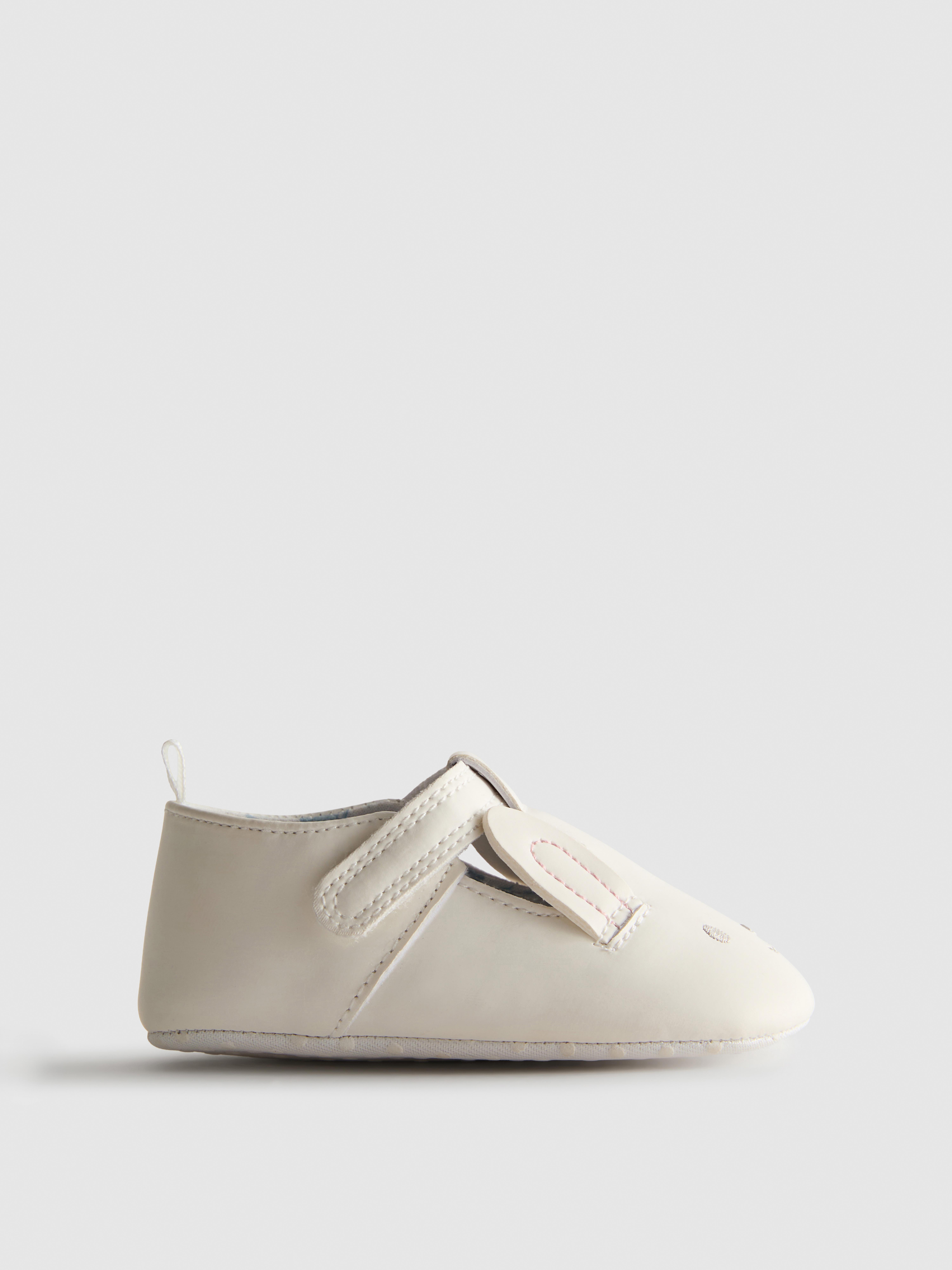 0-18mths | Bunny T-Bar Newborn Shoes